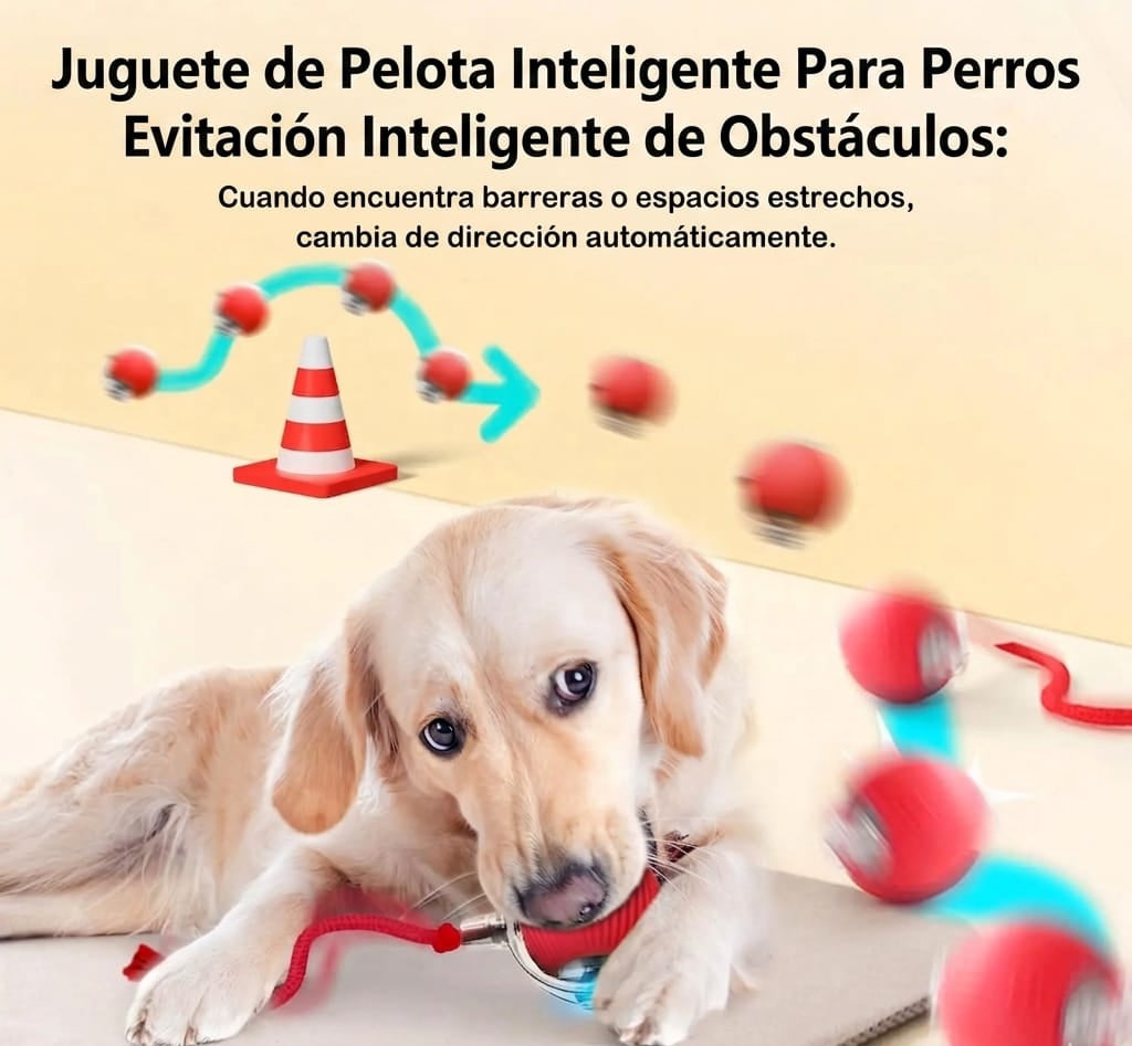 PELOTA INTERACTIVA PARA PERROS Y GATOS